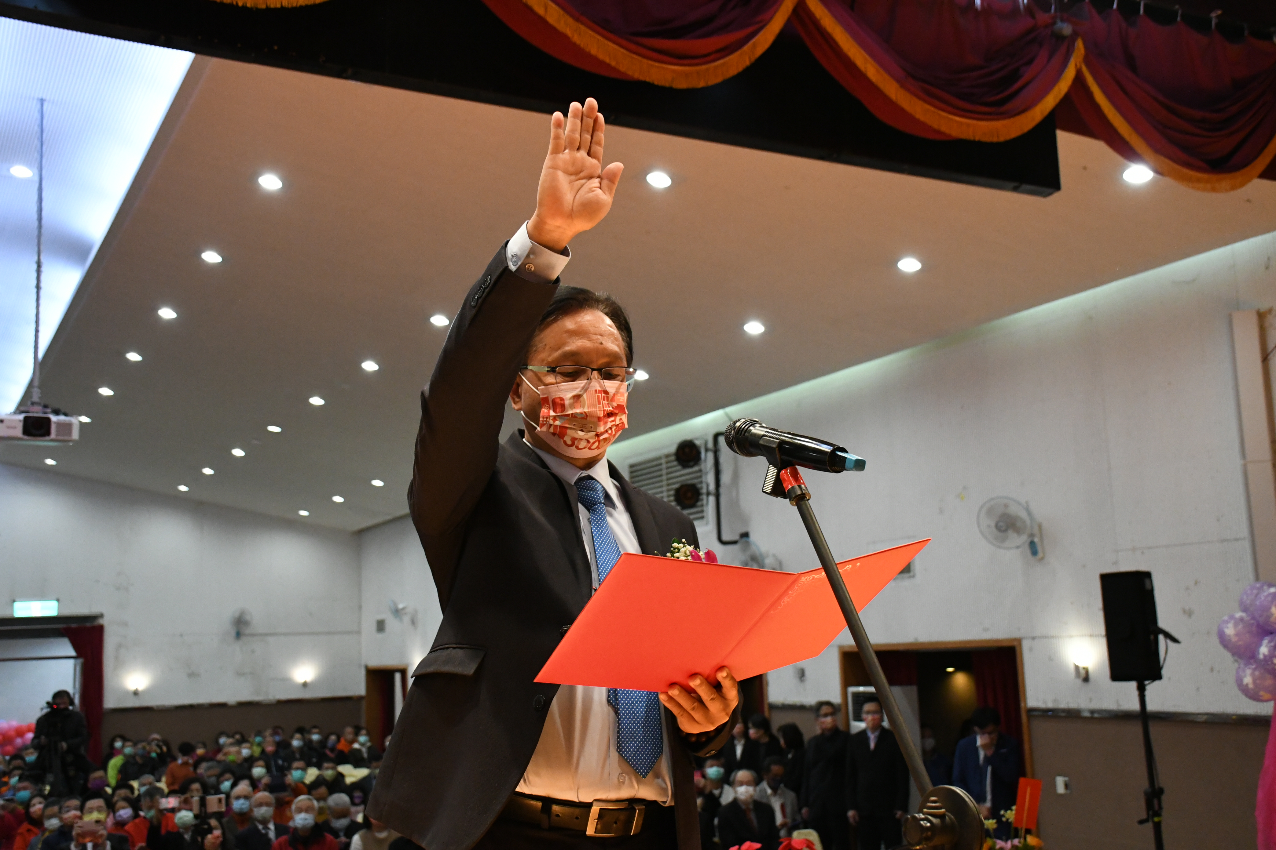 連任的林世賢市長宣誓就職彰化市第19任市長